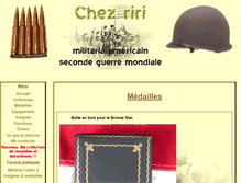 Tablet Screenshot of chez-riri.chez-lelex.com